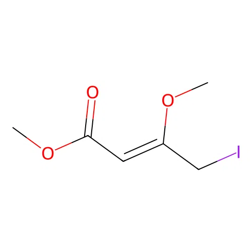 methyl (Z)-4-iodo-3-methoxybut-2-enoate structure