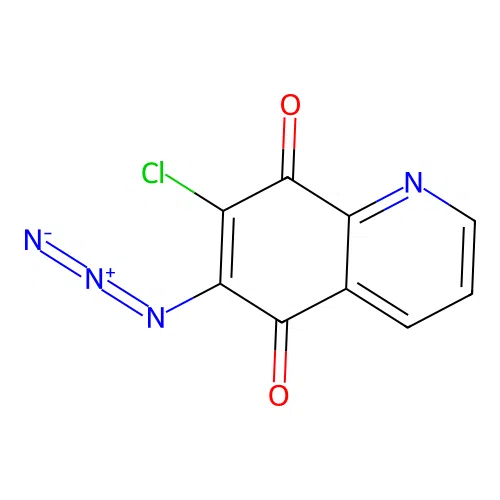 6-Azido-7-chloroquinoline-5,8-dione structure