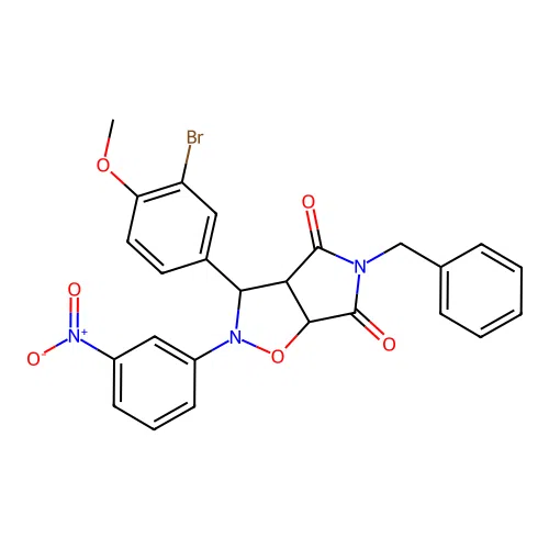 C25H20BrN3O6 structure