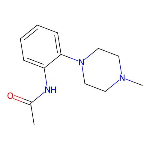 N-[2-(4-methylpiperazin-1-yl)phenyl]acetamide structure