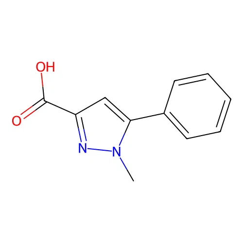 1-Methyl-5-phenyl-1H-pyrazole-3-carboxylic acid structure