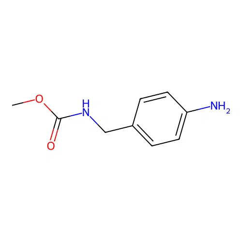 methyl N-((4-aminophenyl)methyl)carbamate structure