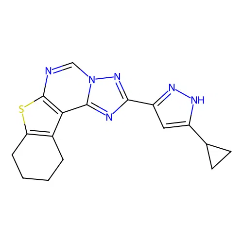 C17H16N6S structure