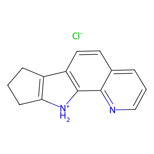 7,8,9,10-Tetrahydrocyclopenta[4,5]pyrrolo[3,2-h]quinolin-10-ium chloride structure