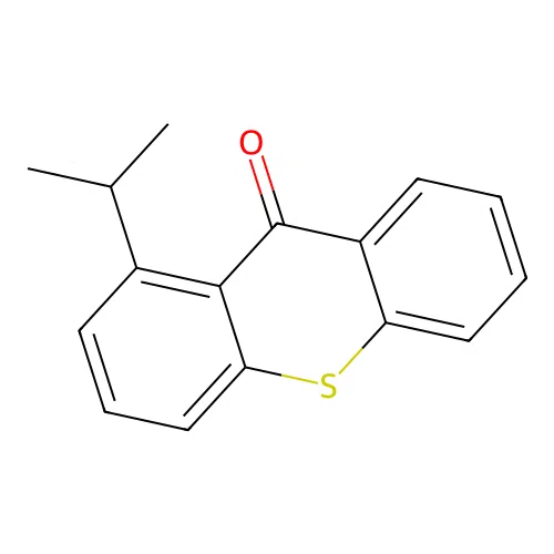 Isopropylthioxanthone structure