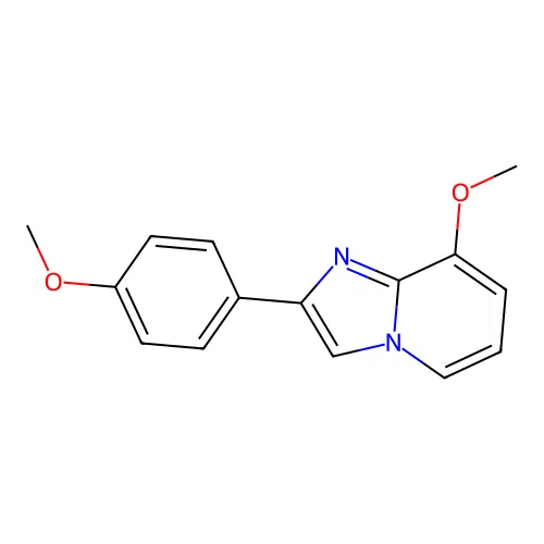 8-Methoxy-2-(4-methoxyphenyl)imidazo[1,2-a]pyridine structure