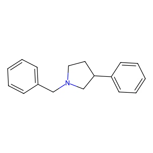 1-Benzyl-3-phenylpyrrolidine structure