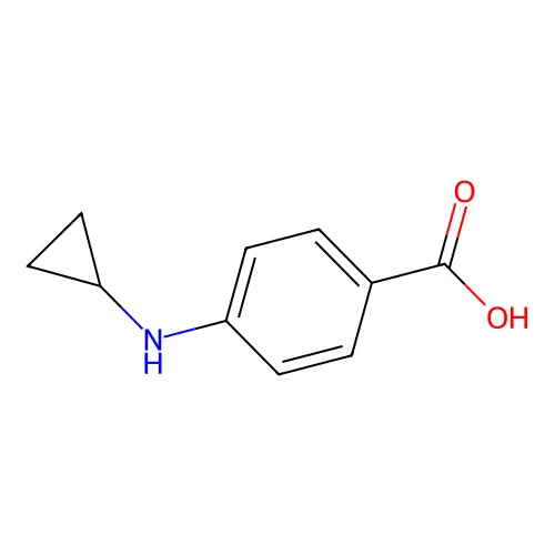 4-(Cyclopropylamino)-benzoic acid structure