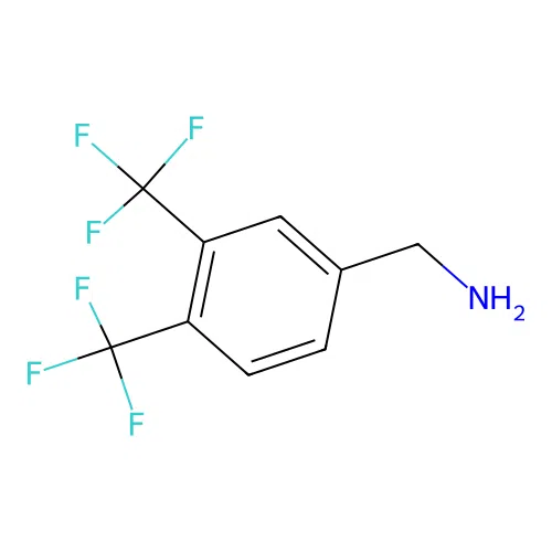 [3,4-Bis(trifluoromethyl)phenyl]methanamine structure