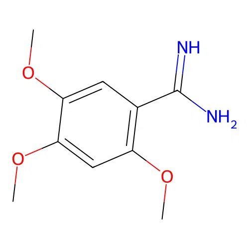 2,4,5-Trimethoxybenzene-1-carboximidamide structure
