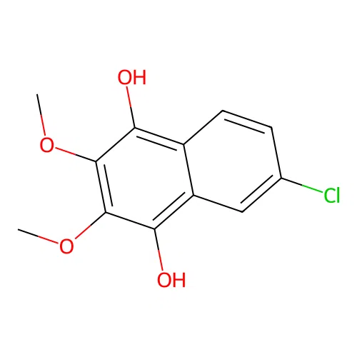 1,4-Naphthalenediol, 6-chloro-2,3-dimethoxy- structure