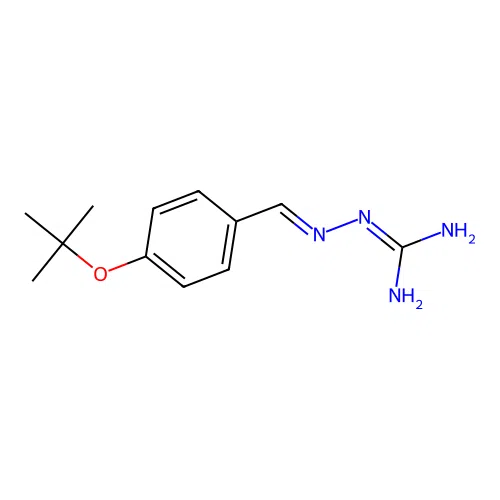 Hydrazinecarboximidamide, 2-((4-(1,1-dimethylethoxy)phenyl)methylene)- structure