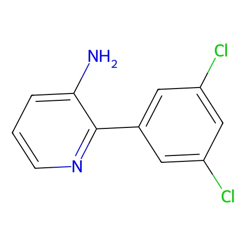 2-(3,5-Dichlorophenyl)pyridin-3-amine structure