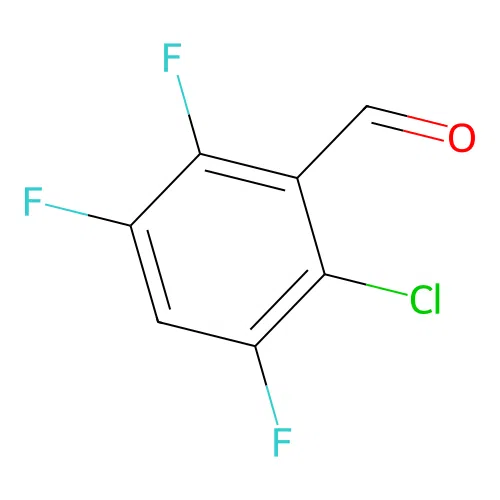 2-Chloro-3,5,6-trifluorobenzaldehyde structure