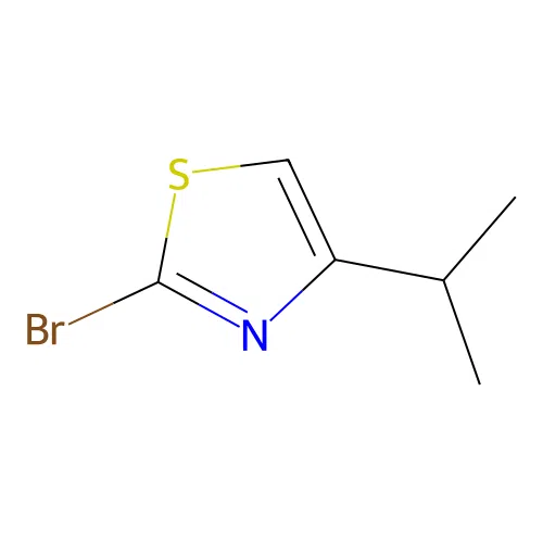 2-Bromo-4-(propan-2-yl)-1,3-thiazole structure