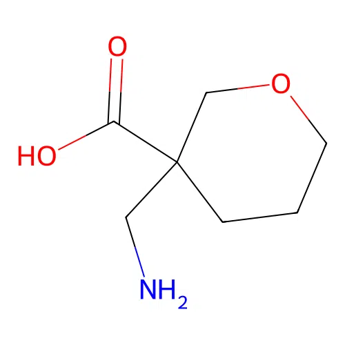 3-(aminomethyl)oxane-3-carboxylic Acid structure