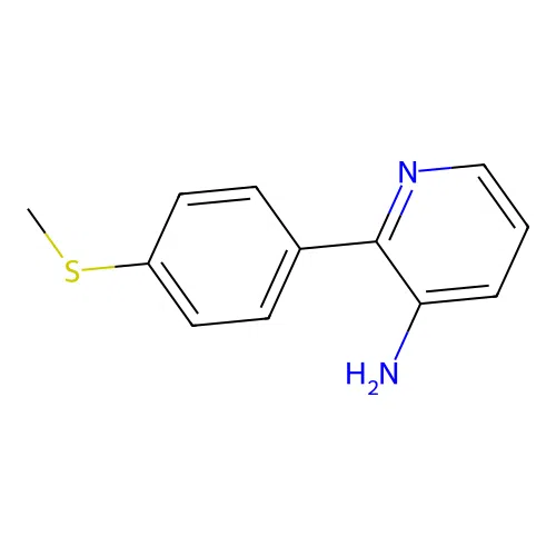 2-[4-(Methylthio)phenyl]-3-pyridinamine structure