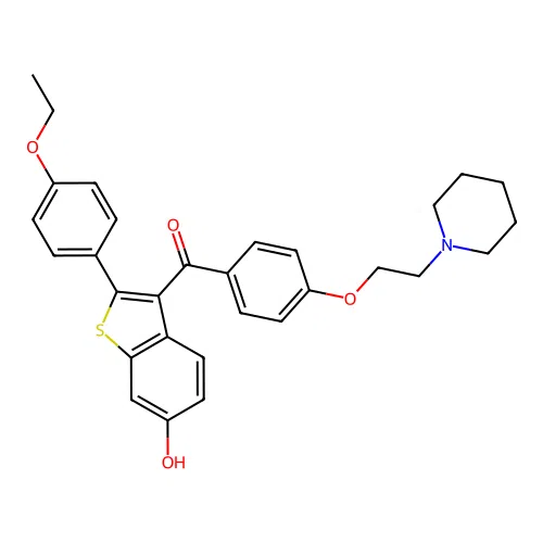 Raloxifene-4'-Ethyl Ether structure