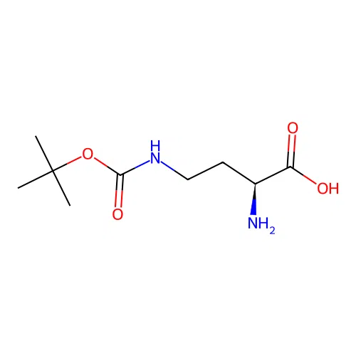 H-Dab(boc)-OH structure