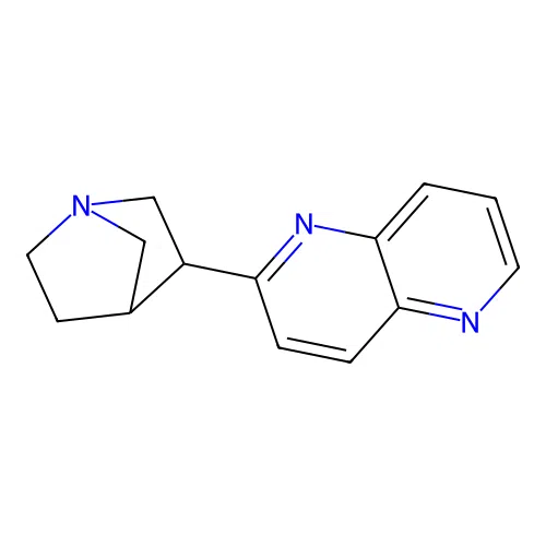 3-(1,5-Naphthyridin-2-yl)-1-azabicyclo[2.2.1]heptane structure