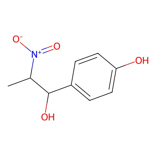 4-(1-Hydroxy-2-nitropropyl)phenol structure