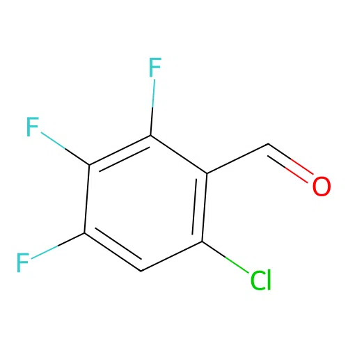 6-Chloro-2,3,4-trifluorobenzaldehyde structure