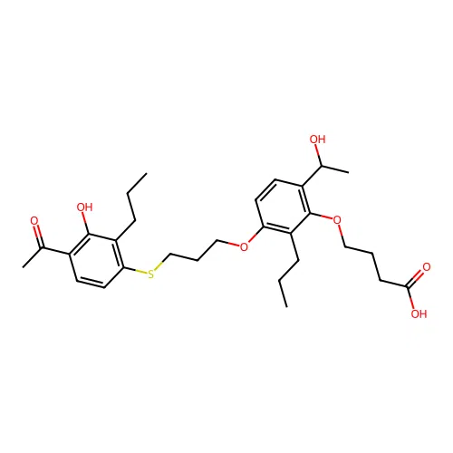 Hydroxy Tipelukast structure