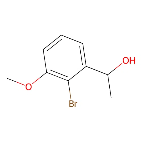 1-(2-Bromo-3-methoxyphenyl)ethan-1-ol structure