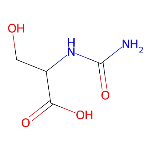 N-(Aminocarbonyl)serine structure