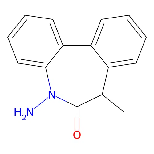 5-amino-7-methyl-7H-benzo[d][1]benzazepin-6-one structure