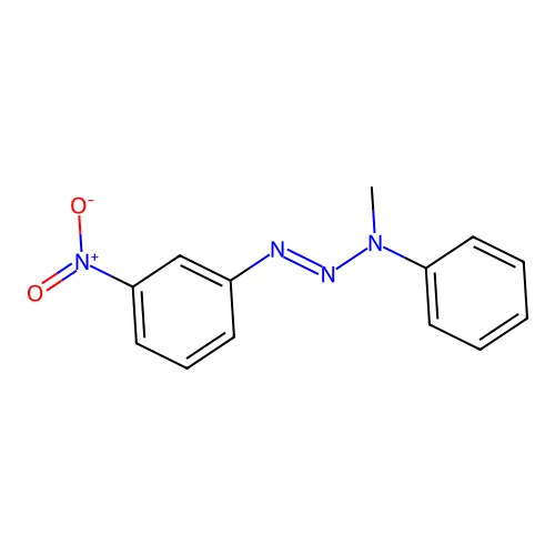 N-methyl-N-[(3-nitrophenyl)diazenyl]aniline structure