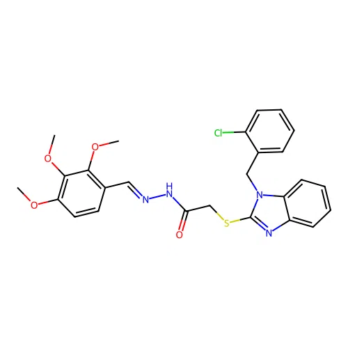 C26H25ClN4O4S structure