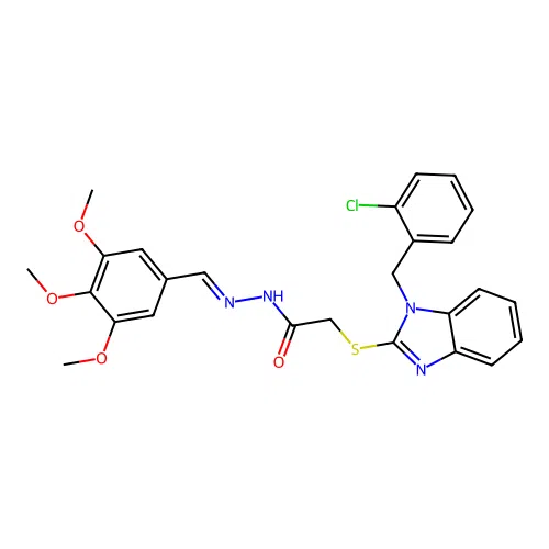 C26H25ClN4O4S structure