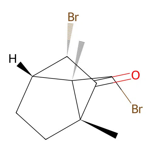 (+)-3,9-Dibromocamphor structure