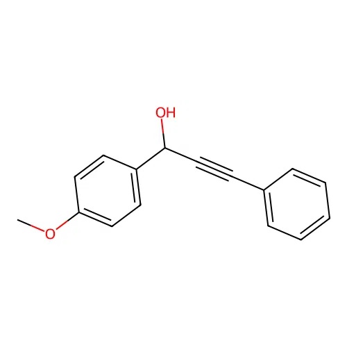 1-(4-Methoxyphenyl)-3-phenylprop-2-yn-1-ol structure