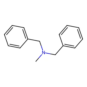 N-benzyl-N-methyl-1-phenylmethanamine structure