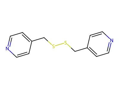 4,4'-(Dithiodimethylene)dipyridine structure