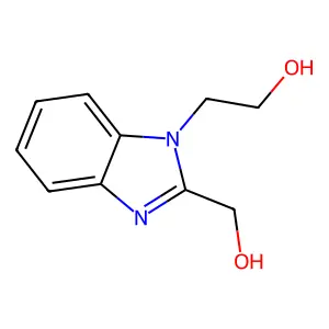 2-[2-(Hydroxymethyl)benzimidazol-1-yl]ethanol structure