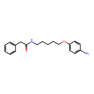 ACETAMIDE, N-(5-(p-AMINOPHENOXY)PENTYL)-2-PHENYL- structure
