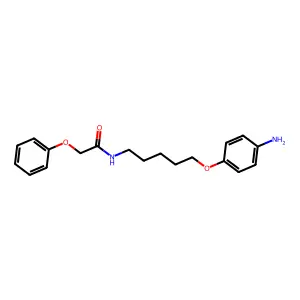 Acetamide, N-(5-(p-aminophenoxy)pentyl)-2-phenoxy- structure