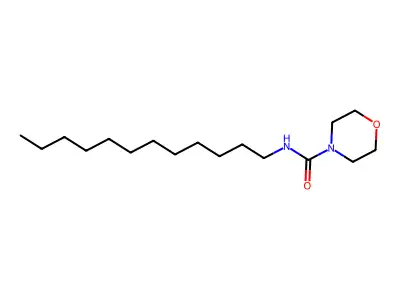 4-Morpholinecarboxamide, N-dodecyl- structure