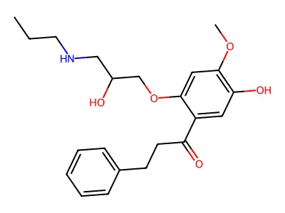 5-Hydroxy-4-methoxypropafenone structure