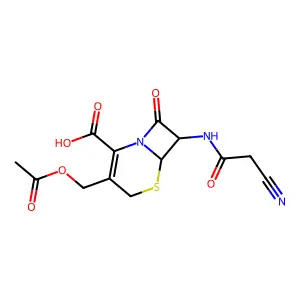 Cefacetrile structure