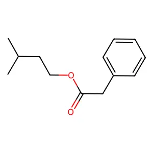 Isoamyl phenylacetate structure