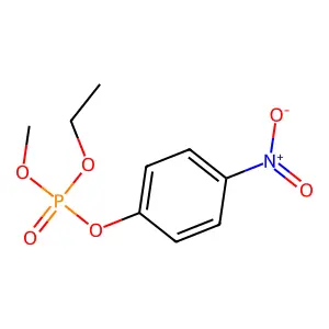 Ethyl methyl 4-nitrophenyl phosphate structure