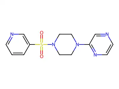 2-(4-Pyridin-3-ylsulfonylpiperazin-1-yl)pyrazine structure