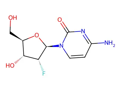 2'-Deoxy-2'-fluorocytidine structure