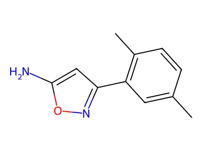 3-(2,5-Dimethylphenyl)-1,2-oxazol-5-amine structure