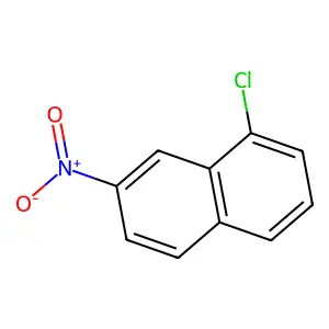 1-Chloro-7-nitronaphthalene structure