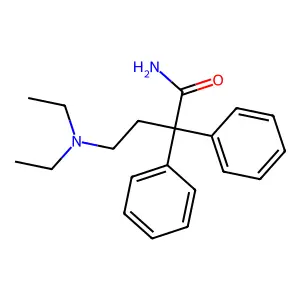 Butyramide, 4-diethylamino-2,2-diphenyl- structure